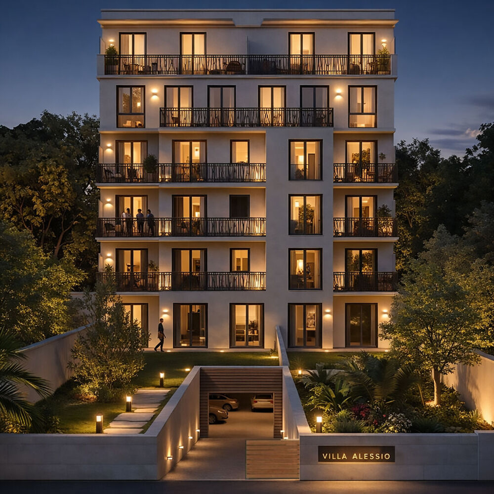 2 pièces avec 2 balcons - 2ème étage