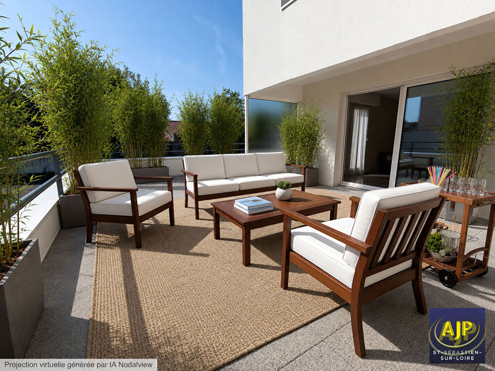 Appartement T3 avec terrasse de 52 m²