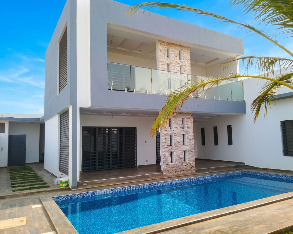 Vente Maison GRANDE MAISON CONTEMPORAINE HAUT STANDING 4 CHAMBRES AVEC PISCINE Ngaparou (Senegal)