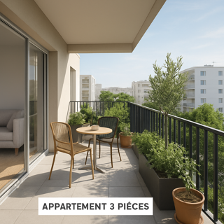  Appartement à vendre 3 pièces 62 m²