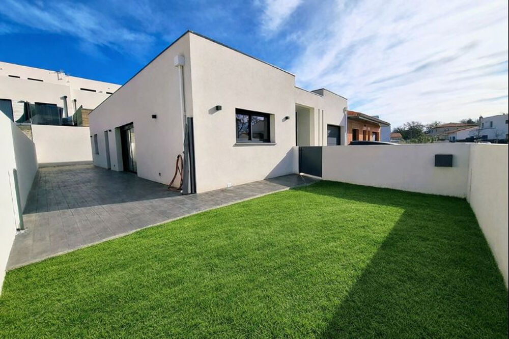 Vente Maison Perpignan, Villa plain pied 3 faces de Type 4 avec garage et jardin Perpignan