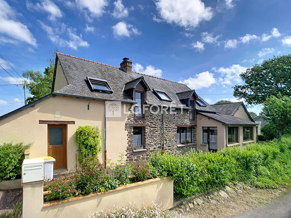 Maison Saint Malon Sur Mel 4 chambres 142 m2 - séjour cathédral