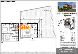  Appartement � vendre 3 pi�ces 67 m�