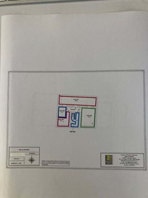   Murs Rennes 55 m² 