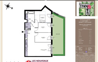  Appartement à vendre 4 pièces 82 m²
