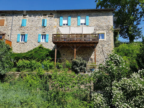  ARDECHE : Authentique maison de pays de 132 m�,  quatre chambres, exposition plein SUD. Maison - 6 pi�ce(s) - 132 m�