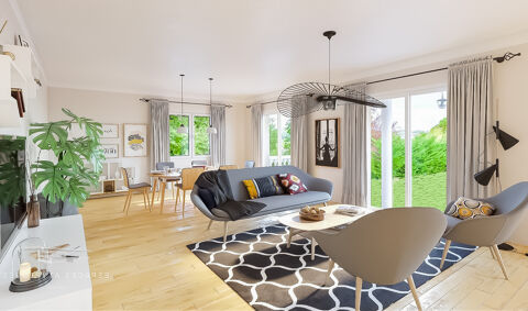   5 PIECES + TERRASSE + 315M2 DE JARDIN + 2 PARKINGS Appartement - 5 pice(s) - 122 m