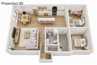 Appartement à vendre 3 pièces 59 m²