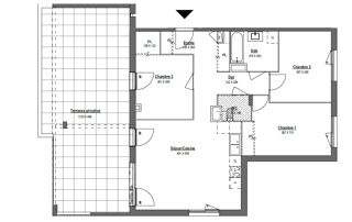  Appartement � vendre 4 pi�ces 87 m�