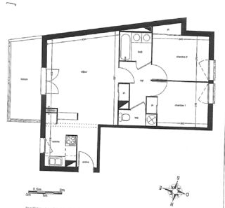  Appartement à vendre 3 pièces 59 m²