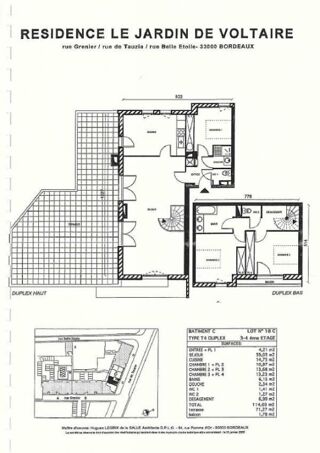  Appartement � louer 4 pi�ces 114 m�