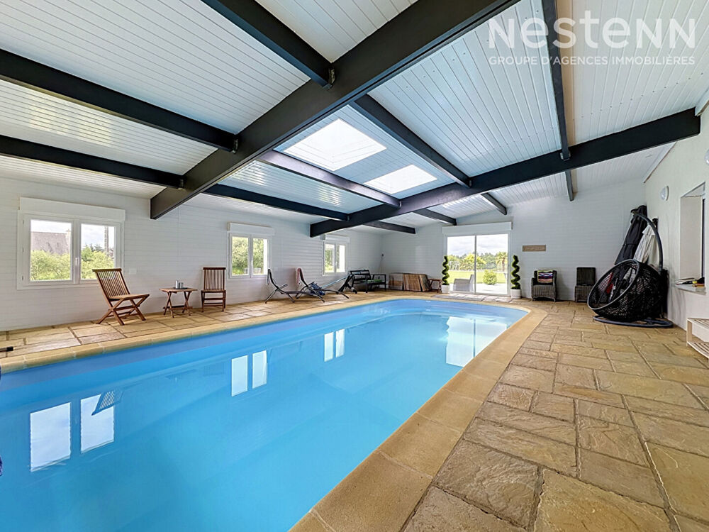 Maison contemporaine d'exception à Saint-Tugdual - Un havre de paix avec piscine intérieure