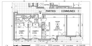  Appartement à vendre 3 pièces 60 m²