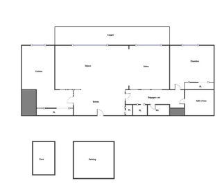  Appartement � vendre 3 pi�ces 56 m�