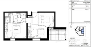  Appartement à vendre 2 pièces 40 m²