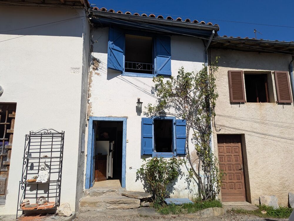 Vente Maison Maison de village 65 m² avec grange et jardin Le mas d azil