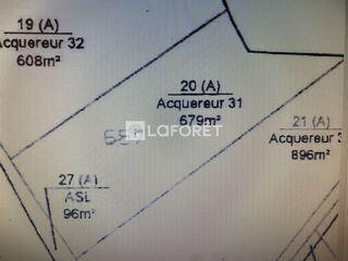  Terrain  vendre 679 m