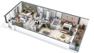  Appartement  vendre 4 pices 92 m