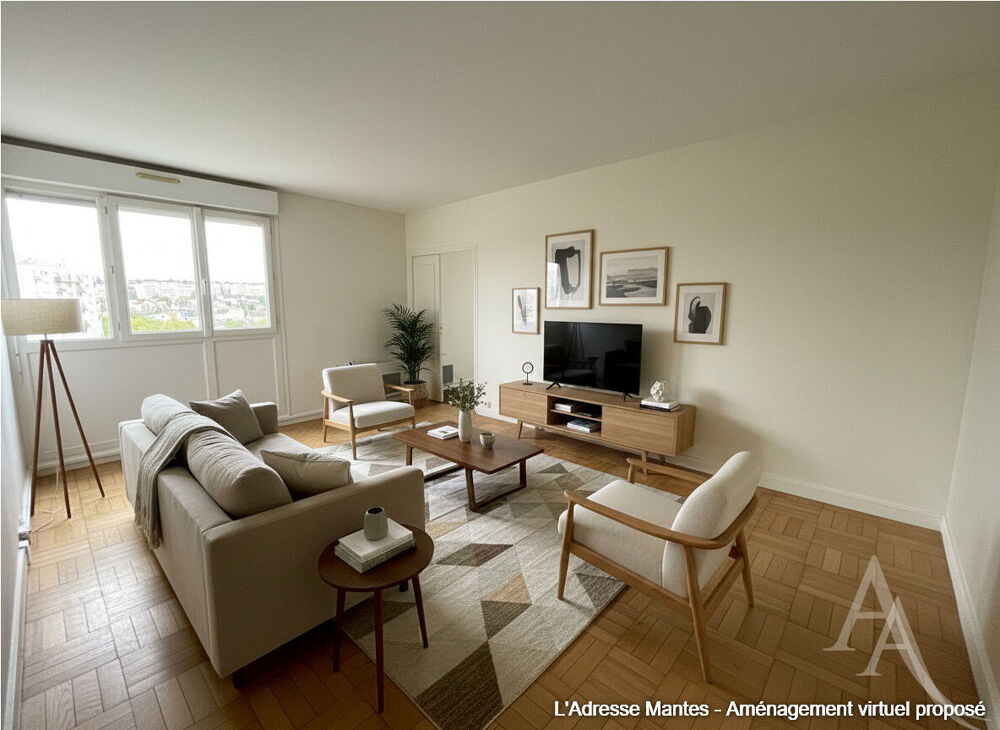 Vente Appartement Appartement F4 à Mantes La Ville de 72.25m² avec  garage, cave, séchoir Mantes la ville
