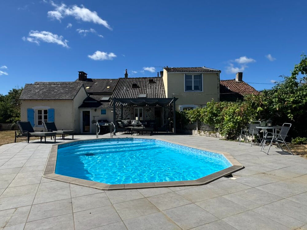 HAUTE VIENNE -Belle maison présentée avec gîte et piscine.