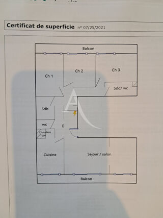  Appartement  vendre 4 pices 101 m