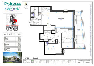  Appartement  vendre 3 pices 75 m