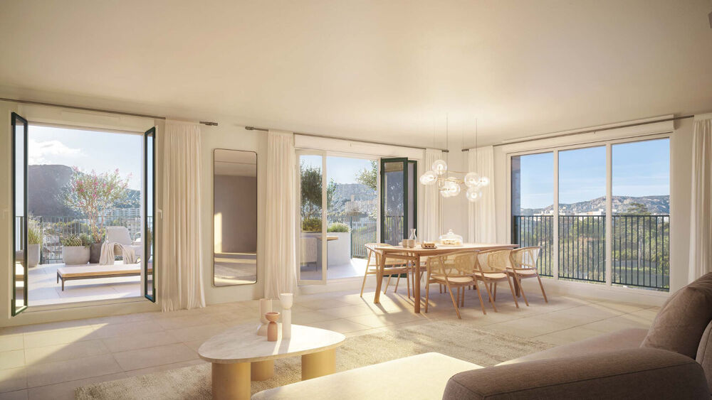 Vente Appartement A VENDRE - MAGNIFIQUE T4 DUPLEX DERNIER ETAGE AVEC TERRASSE DE 70M2 - MARSEILLE 9E - CALANQUES A PIED Marseille 9