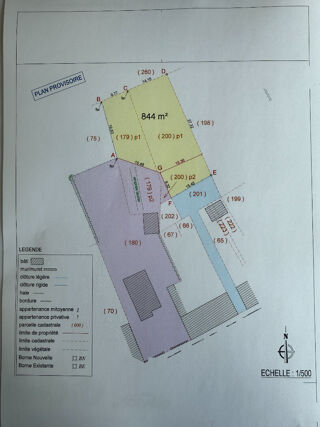  Terrain � vendre 844 m�