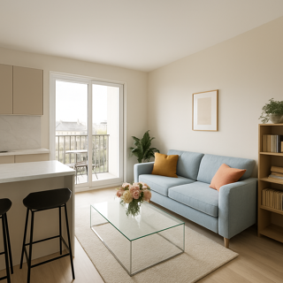  Appartement � vendre 2 pi�ces 46 m�