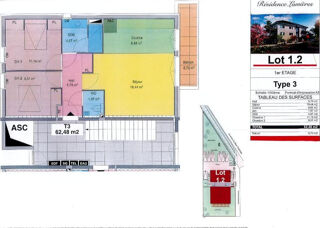  Appartement � vendre 4 pi�ces 94 m�