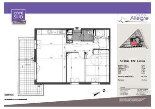  Appartement � louer 3 pi�ces 68 m�