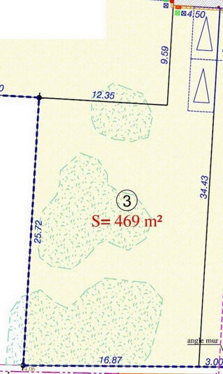  Terrain � vendre 469 m�