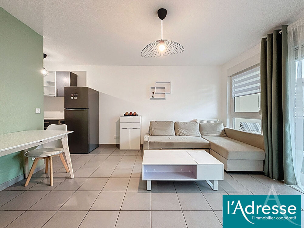 Appartement MEUBLÉ - 1 chambre - Woippy quartier du Ruisseau - Balcon - Parking