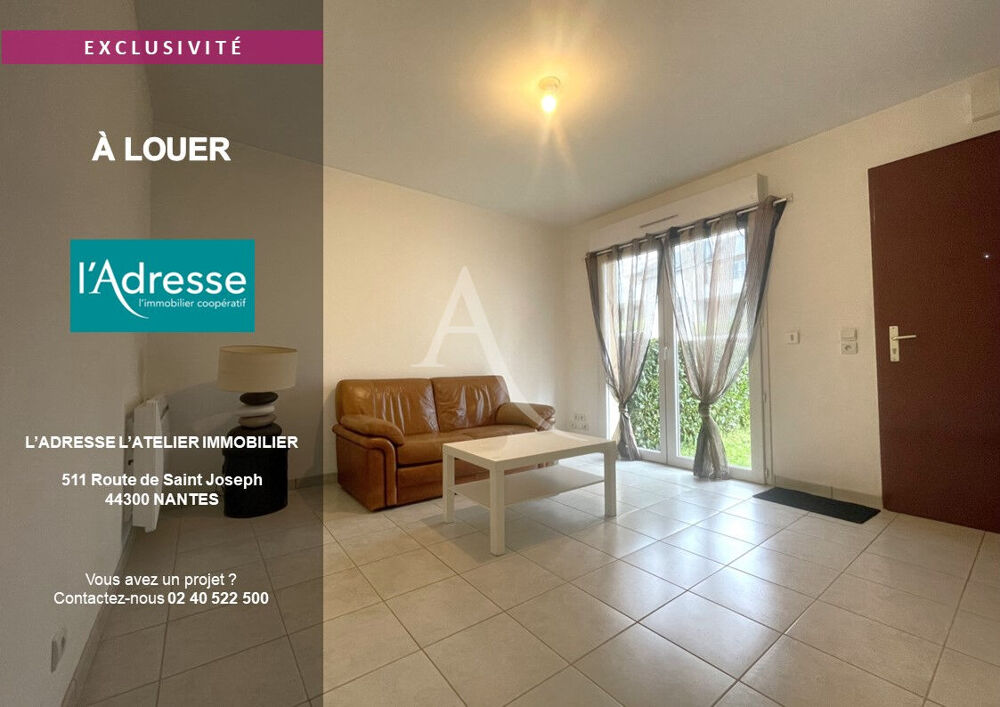 NANTES ERDRE - SAINT JOSEPH DE PORTERIE Appartement 2 pièce(s) 42.93m2