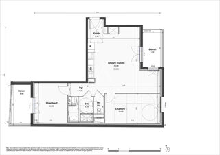  Appartement � vendre 3 pi�ces 72 m�