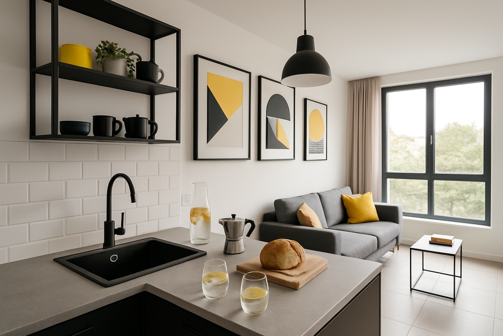 Appartement 2 pièces de 46 m2 (Bron)