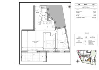  Appartement � vendre 3 pi�ces 56 m�