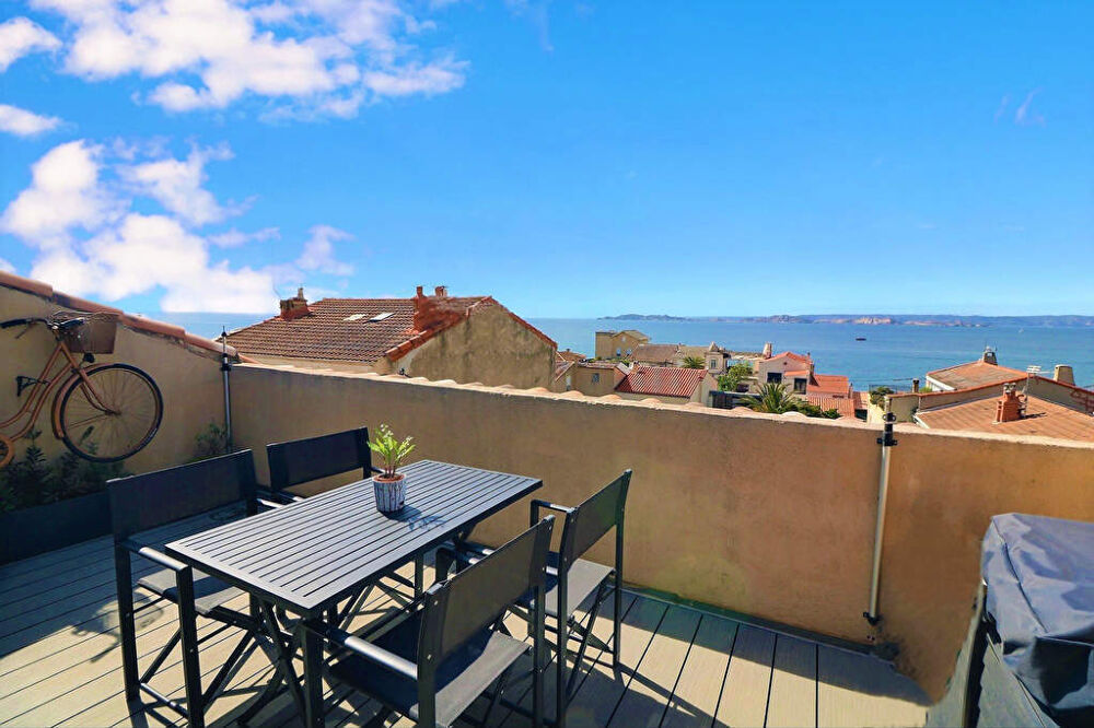 Location Appartement Appartement 3 pièce(s) 72.20 m2 - MONTREDON Vue mer Marseille 8