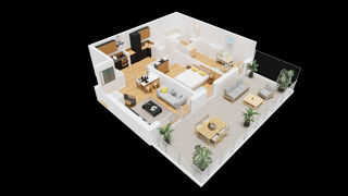  Appartement � vendre 3 pi�ces 66 m�