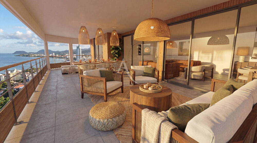 NOUVEAU : Appartement VUE MER panoramique Fort De France 4 pièce(s)