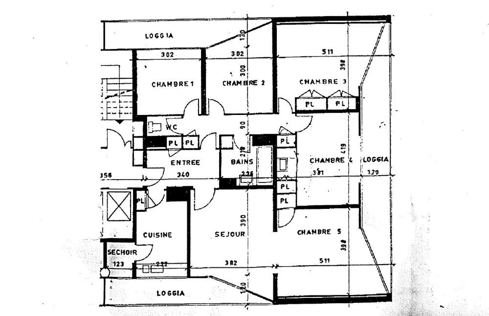 Appartement Massy 5 pièce(s)