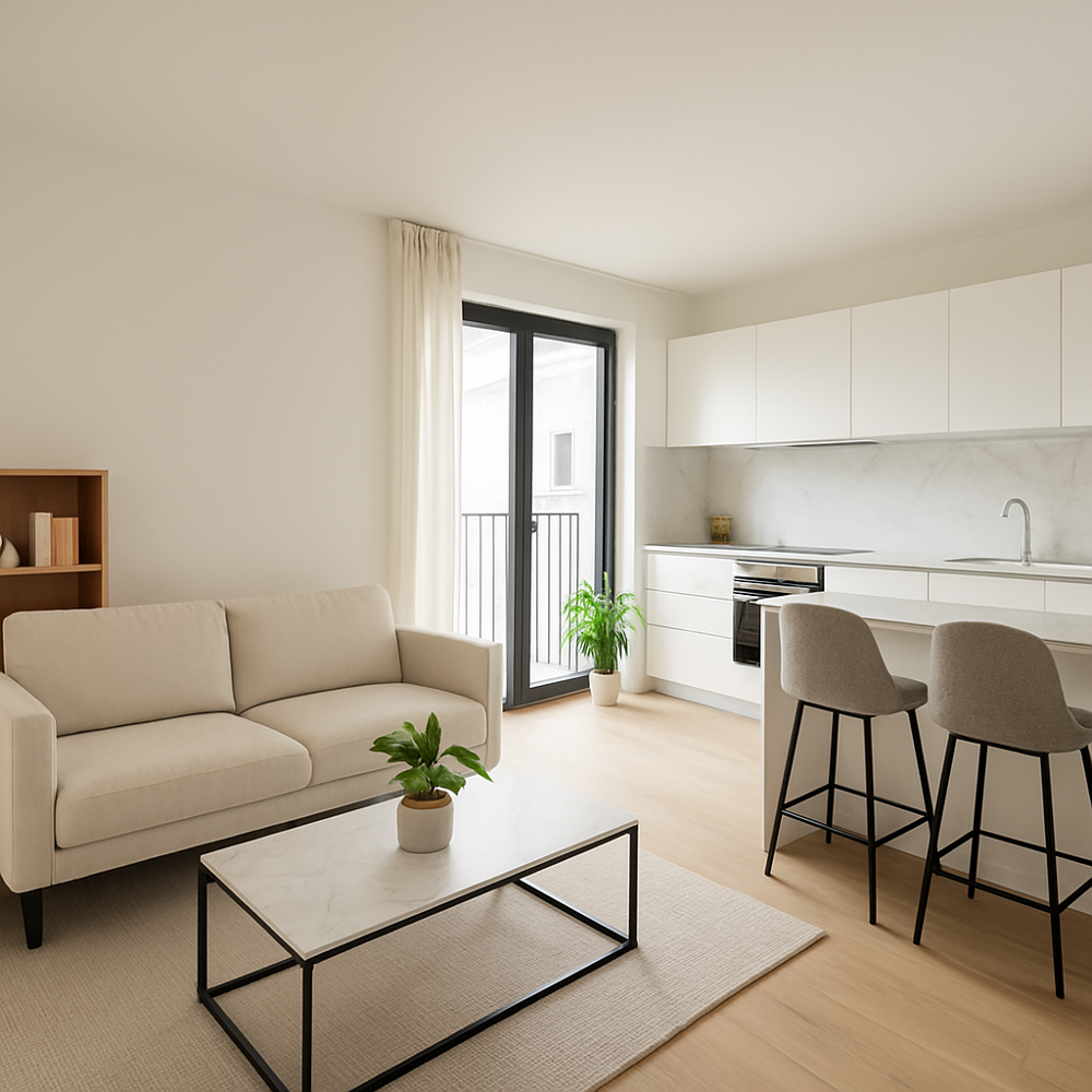 Appartement 2 pièces de 46 m2 (Décines-Charpieu)