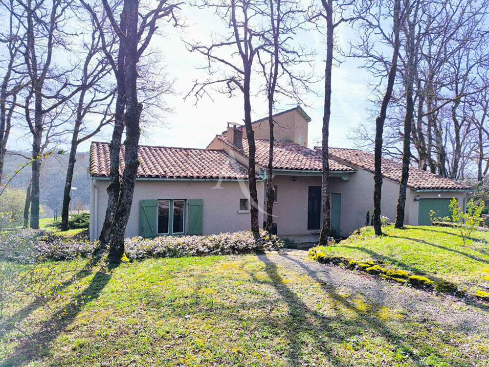 Maison avec vue, proche centre Catus, 112m², 3ch et piscine