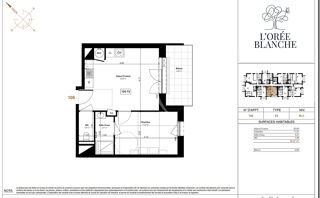 Vente Appartement CHAMBRAY-LÈS-TOURS  - T2 NEUF AVEC BALCON, UNE ADRESSE POUR HABITER OU INVESTIR Chambray les tours