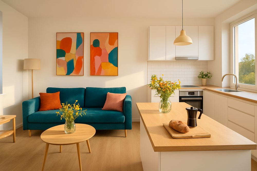Appartement 2 pièces de 58 m2 (Les Clayes-sous-Bois)
