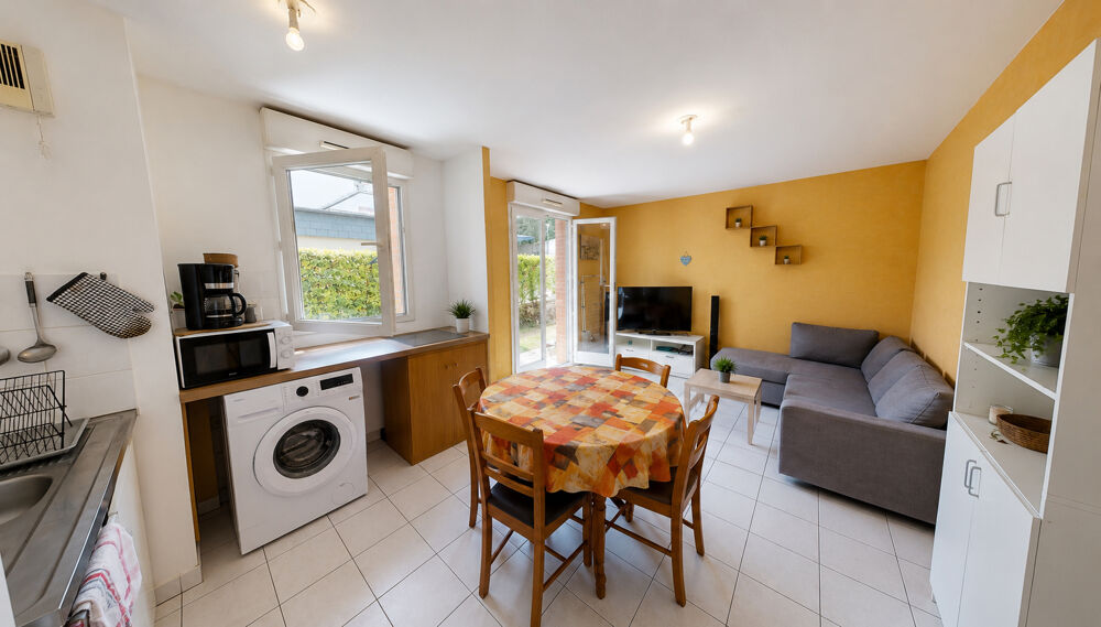 MONTIVILLIERS T2 VENDU LOUÉ 5,67 % DE RENTABILITÉ TERRASSE, JARDIN, PARKING - RÉSIDENCE SÉCURISÉE