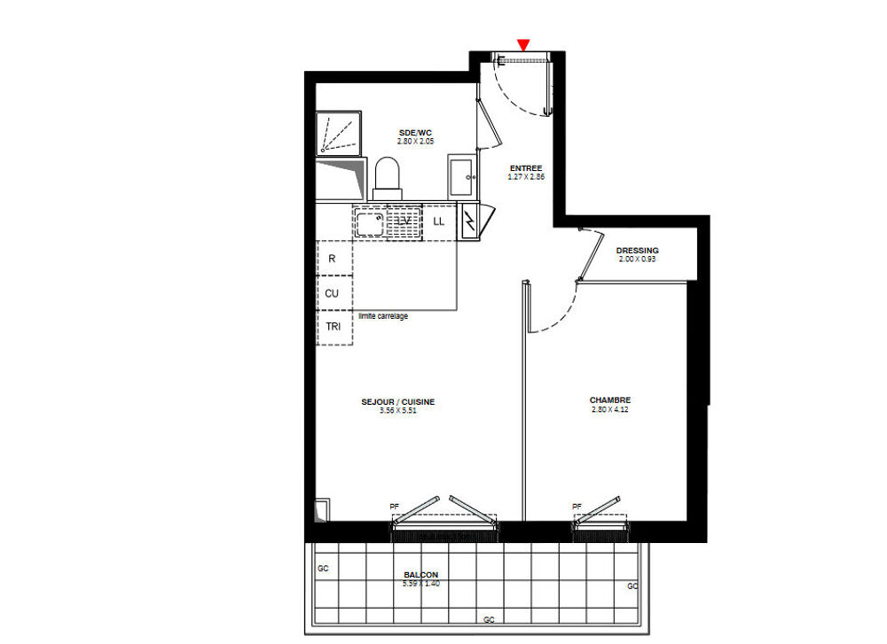 Appartement a louer fontenay-aux-roses - 2 pièce(s) - 42 m2 - Surfyn