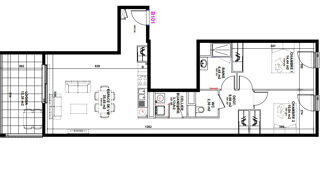  Appartement à vendre 3 pièces 82 m²