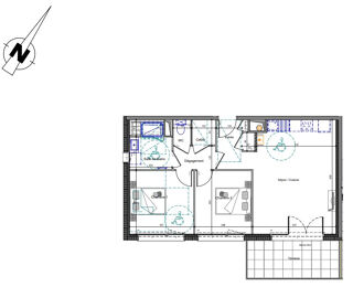  Appartement � vendre 3 pi�ces 62 m�