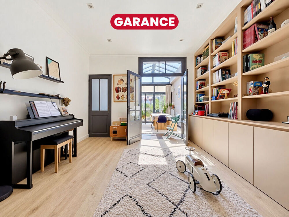 Vente Maison Garance - Maison 6 pièces de 136 m2 + terrasse + jardin + cave - CHU Lille